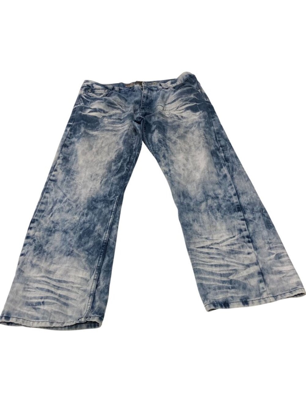Denim & Rivets Authentic Jeans Mens sz 36 Acid Wash Distressed Edgy Streetwear